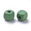 cuentas madera cubo agujero colores 10mms x50grs 57 unidades aprox 1