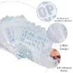 stickers adhesivos pvc impermeables plancha 23x20cms motivo letras numeros plata holografica varios 2