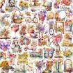 apliques autoadhesivos impermeables pvc motivo vintage 4 8cms x50 unidades 1