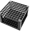 soporte para pinceles plastico medida 14 5x14 5x9cms color gris 1