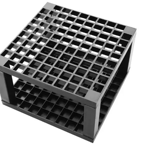 soporte para pinceles plastico medida 14 5x14 5x9cms color negro 0