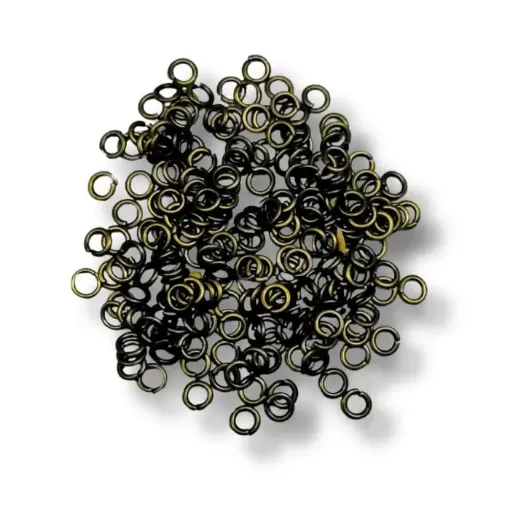 argollas aritos paquete 50grs 5x1mms color oro viejo 0