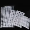 velcro adhesivo circular 30mms plancha 24 unidades color blanco 1