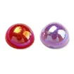cabuchones ceramica media perla 14x5mms x100 unidades colores opacos perlados 2