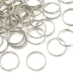 aro para llavero 25x2 5mms sin cadena por 50 unidades niquel platino 1