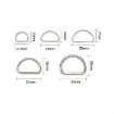 agolla anillos hierro hebilla 5 medidas diferentes set 14 unidades color niquel 1