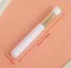 pincel suave nylon para mezclar tintas pinturas mango plastico blanco medida 95x10mms 1