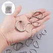 agolla anillos hierro hebilla 5 medidas diferentes set 14 unidades color niquel 4
