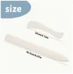 set 2 herramientas para plegado papel origami encuadernacion cuero medidas 125x25mm 205x25mms 1