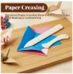 set 2 herramientas para plegado papel origami encuadernacion cuero medidas 125x25mm 205x25mms 2