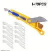 trincheta cutter precision profesional para acrilico plastico utility knife 10 hojas repuesto 2