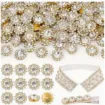 piedras coser imitacion strass girasol sol 10mms por 200 unidades cristal 0
