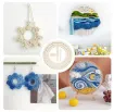 set 5 herramientas para tejer mdf incluye aros peines multifuncionales ganchos crochet 2