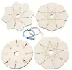 set 4 herramientas para tejer pulseras mdf discos tejido x4 medidas diferentes 0