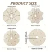 set 4 herramientas para tejer pulseras mdf discos tejido x4 medidas diferentes 1