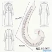 regla acrilico flexible multifuncional para realizar patrones costura nro 10 007 curve ruler cms 0
