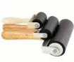 set 3 rodillos goma para grabado serigrafia brayer mango madera medidas 35mm 60mm 100mms 2