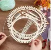 set 5 herramientas para tejer mdf incluye aros peines multifuncionales ganchos crochet 3