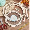 set 5 herramientas para tejer mdf incluye aros peines multifuncionales ganchos crochet 4