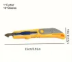 trincheta cutter precision profesional para acrilico plastico utility knife 10 hojas repuesto 3