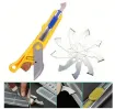 trincheta cutter precision profesional para acrilico plastico utility knife 10 hojas repuesto 4