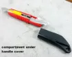 trincheta cutter precision profesional para acrilico plastico utility knife 10 hojas repuesto 9