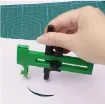 herramienta compas giratorio 360 cortador circulos para papel scrapboojing medida ramica 180x40mms 3