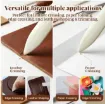 set 2 herramientas para plegado papel origami encuadernacion cuero medidas 125x25mm 205x25mms 3