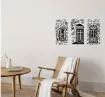 stencil plantilla 25x12cms modelos urbano vintage diferentes por unidad 2