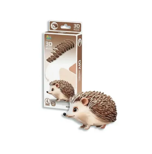puzzle para armar 3d erizo medida 8 5x3x16 5cms 0