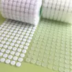 velcro adhesivo circular 10mms sujetadores 2 partes plancha 100 unidades transparente blanco 6