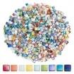 venecitas para mosaiquismo mosaico cabujon vidrio adhesivo medida 10x4mms x450grs 450uni set 9 colores 0