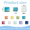 venecitas para mosaiquismo mosaico cabujon vidrio adhesivo medida 10x4mms x450grs 450uni set 9 colores 1