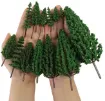 arbol pino mini resina abs para maquetas arboles 35mms por 10 unidades 0