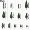 arbol pino mini resina abs para maquetas arboles 35mms por 10 unidades 1