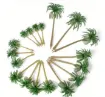 arbol palmera mini resina abs para maquetas palmeras 75 155mms por 5 unidades surtidas 1