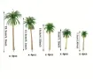 arbol palmera mini resina abs para maquetas palmeras 75 155mms por 5 unidades surtidas 2