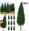 arbol pino mini resina abs para maquetas arboles 68mms por 15 unidades 0