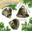 campanita metalica para colgar medida 26x26mms color oro viejo por 10 unidades 1