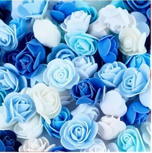 rosa foam goma eva 3 5cms paquete 25 unidades combinadas azul celeste blanco 0