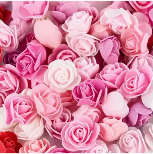 rosa foam goma eva 3 5cms paquete 25 unidades combinadas rosados 0