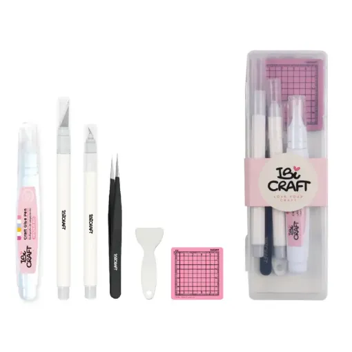 set 6 herramientas para scrapbooking encuadernacion manualidades ibi craft 0
