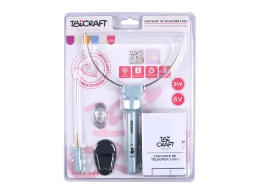 kit cortador espuma telgopor electrico 2 1 9v ibi craft 0