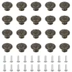 tirador metalico para cajas baules 12x10 5mms tornillo 20mms x20 unidades color bronce viejo 0