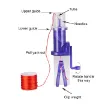 herramienta para tejer cuerda tejedora manual pinza clip knitting tool 0