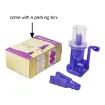 herramienta para tejer cuerda tejedora manual pinza clip knitting tool 2
