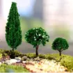 arboles arbustos 3d mini palstico para maquetas medidas 30 100mms por 10 unidades surtidas 3