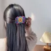 set pintura diamantes 5d adhesivos clip broche cabello medida 95x55mms x4 motivos diferentes 3