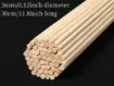 palitos maqueteros varillas para maqueta madera 30cms redondo 5mm paquete 5 unidades 1