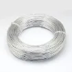 alambre aluminio flexible 1 2mm espesor rollo 10mts color plateado 0